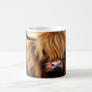Mug Peinture des montagnes de vache