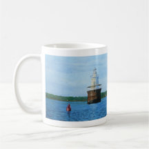 Peinture du phare du chenal de Lubec