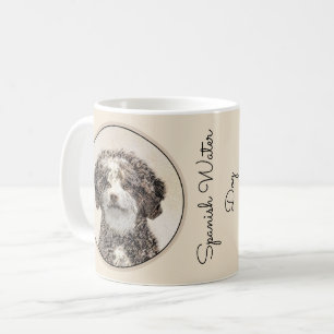 Mug Peinture espagnole de chien d'eau - jolie art orig
