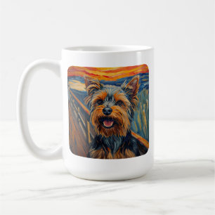 Mug Peinture expressionniste Yorkshire Terrier / Yorki