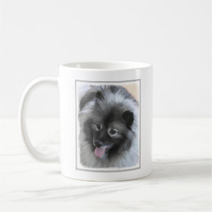Mug Peinture Keeshond Bailey - Cute Original Chien Art