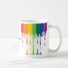 Peinture Liquide qui Dégouline Abstrait Arc-en-Cie