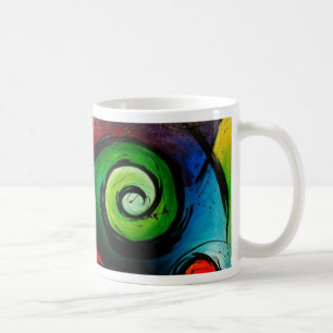 Mug Peinture lumineuse géniale d'art abstrait