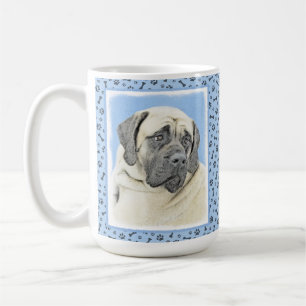 Mug Peinture mastiff anglaise (Fawn) - Art original de