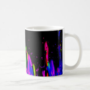Mug Peinture Néon Couleur Plat. PERSONNALISER L'INFORM