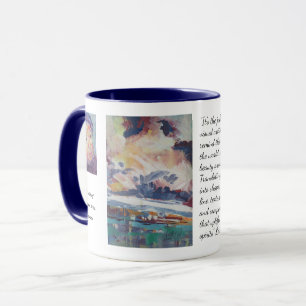 Mug Peinture Nuages qui se forment / Artiste Larry Ler