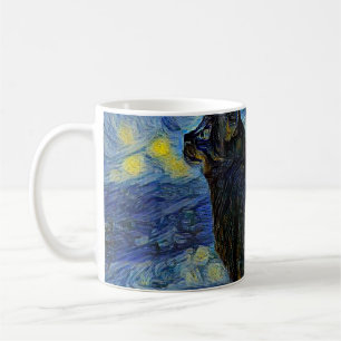 Mug Peinture numérique Chat Shambhala à Vincent Van Go