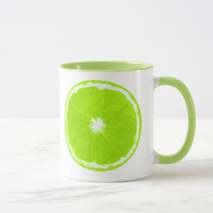 Mug Peinture numérique en tranches de chaux