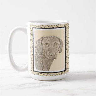 Mug Peinture originale de chien par Retriever de Chesa