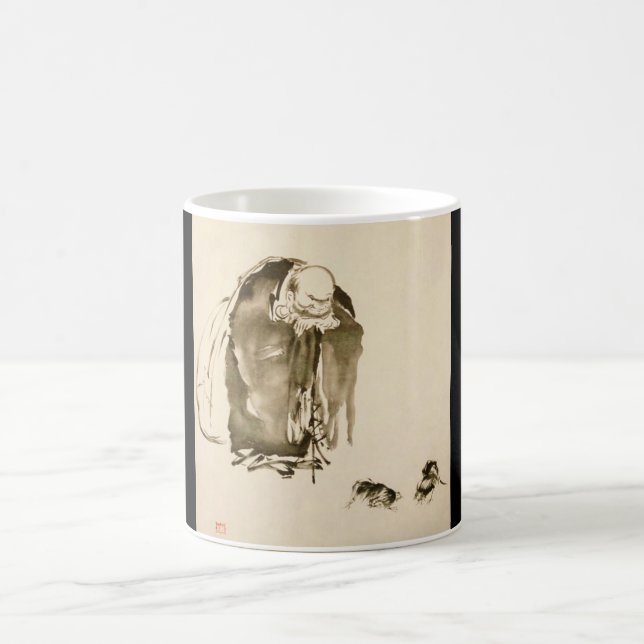 Mug Peinture par Miyamoto Musashi, 1600s de C. (Centre)