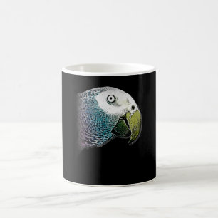 Mug Peinture Peinture à la tête de perroquet