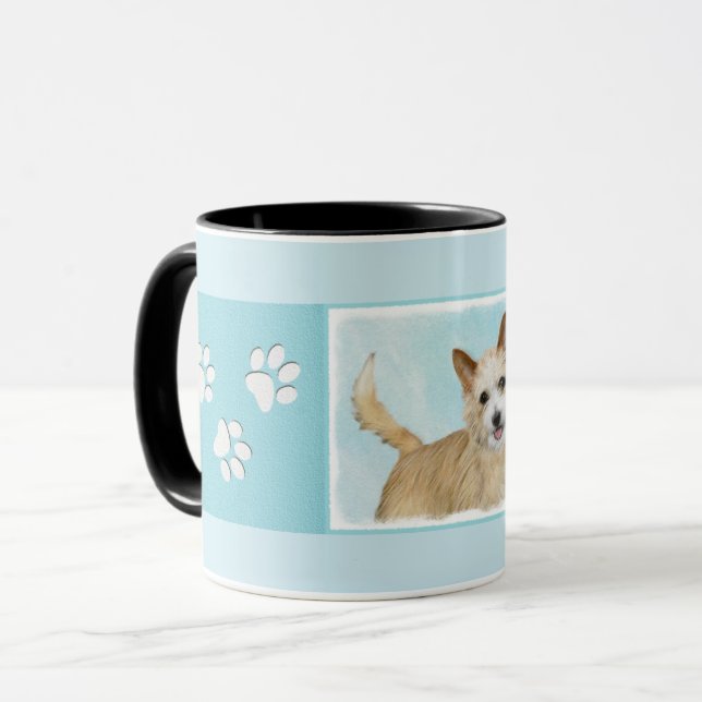 Mug Peinture Podengo Pequeno portugaise - Art original (Devant gauche)