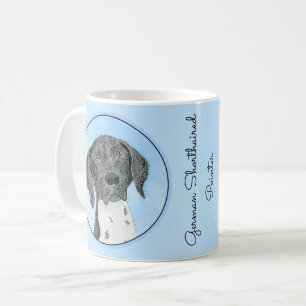 Mug Peinture pointeur germanique - Art original
