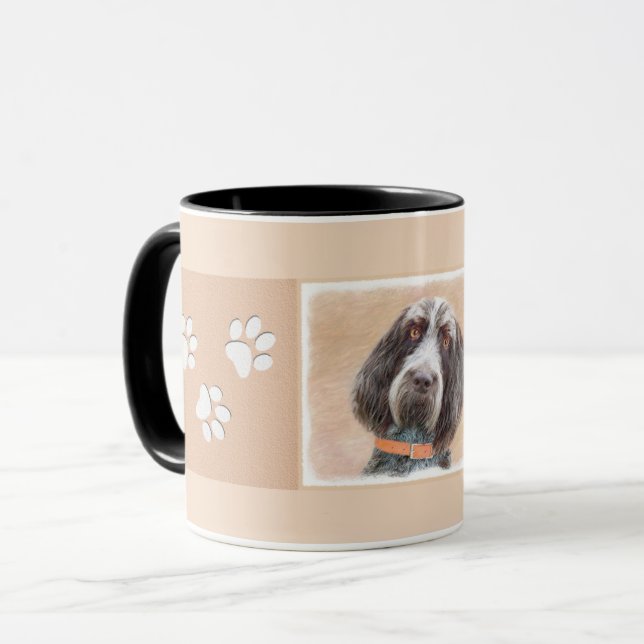 Mug Peinture Spinone Italiano - Belle Art Original Chi (Devant gauche)