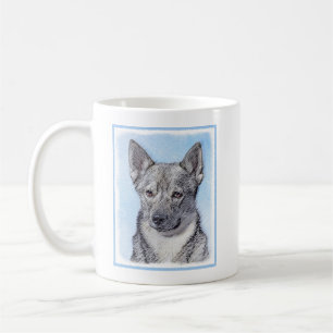Mug Peinture Suédoise Vallhund - Cute Original Chien A