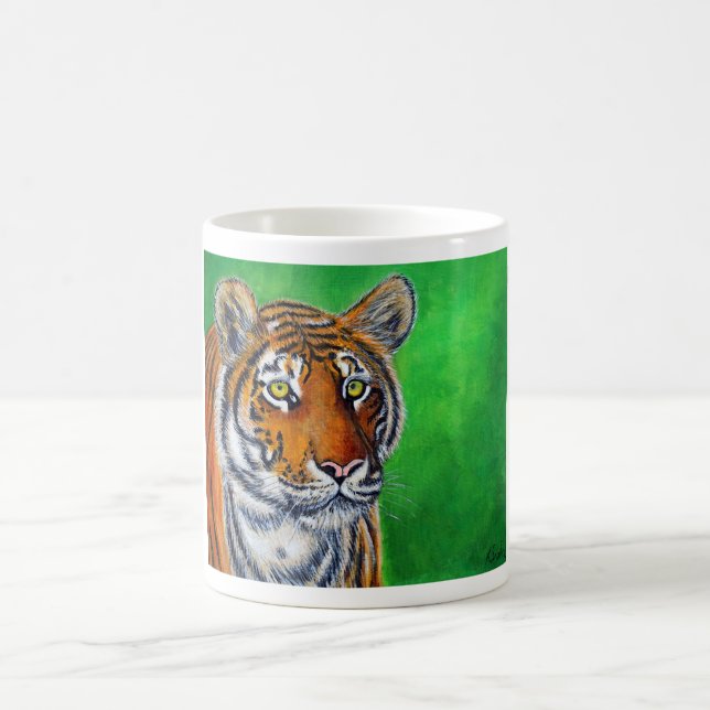 Mug Peinture sur tigre (Centre)