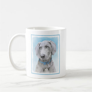 Mug Peinture Weimaraner - Joli art original chien