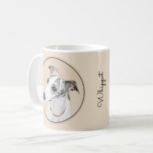 Mug Peinture Whippet - Jolie art original chien