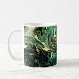 Mug Peintures acryliques aquamarines : arrière - plan
