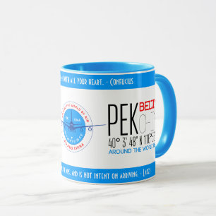 Mug Pékin, Chine élégant