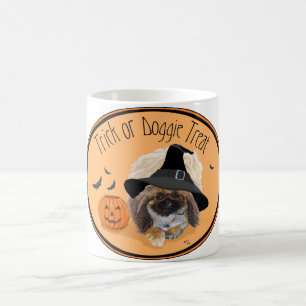 Mug Pekingese Halloween