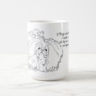 Mug Pékinois Si les chiens pouvaient parler