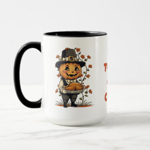 Mug Pèlerin citrouille Thanksgiving