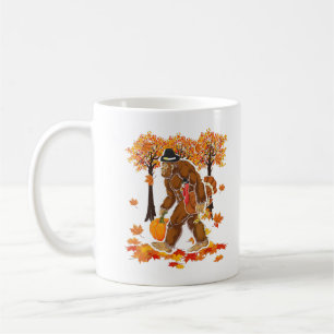 Mug Pèlerin de Bigfoot Turquie Citrouille de Thanksgiv