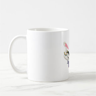 Mug Pélican de La Nouvelle-Orléans avec perles