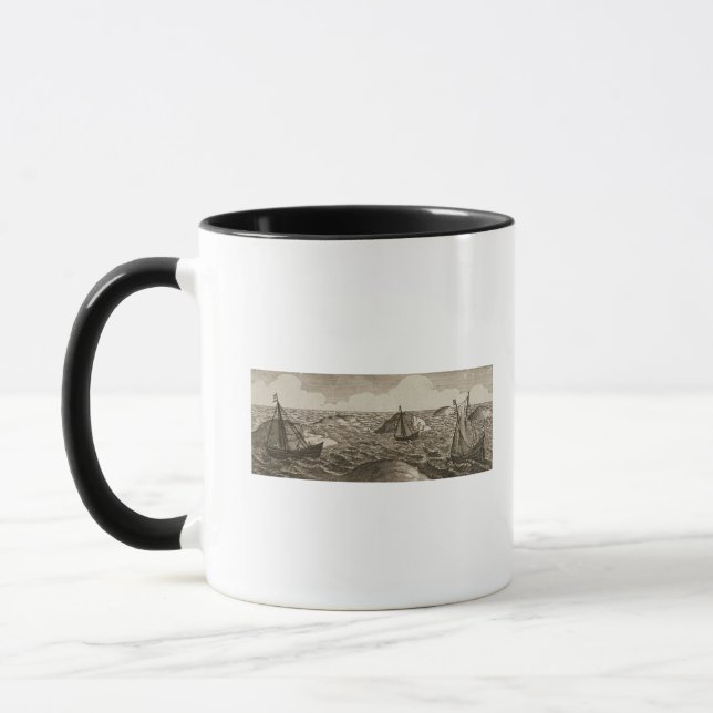 Mug Pelsaert place la manière   de voile entre les (Gauche)
