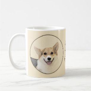 Mug Pembroke Welsh Corgi Peinture - Chien d'art origin