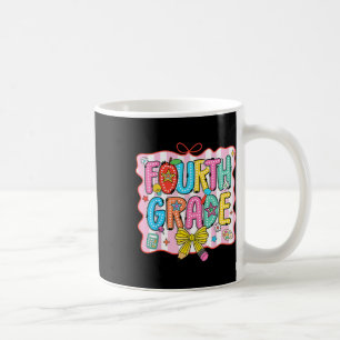 Mug Pencil Bow Coquette Quatrième Année Retour À L'éco