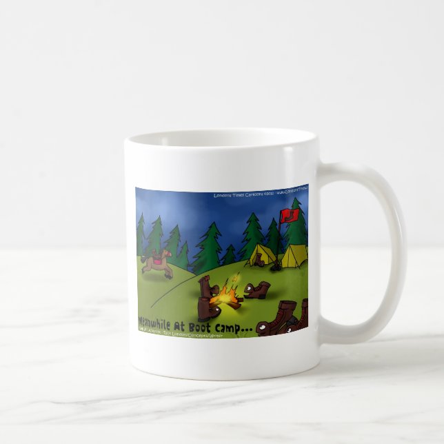 Mug Pendant ce temps @ Boot Camp Funny Tees Cartes Cad (Droite)