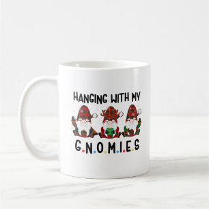 Mug pendre avec mes gnomes drôle noël