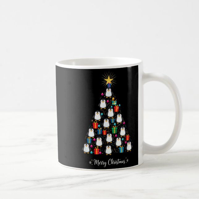 Mug Penguin Christmas Tree Xmas Day Holiday Men &amp;  (Droite)