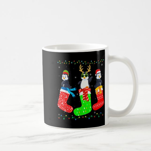 Mug Penguin In Xmas Socks Funny Holiday Ugly Sweater C (Droite)