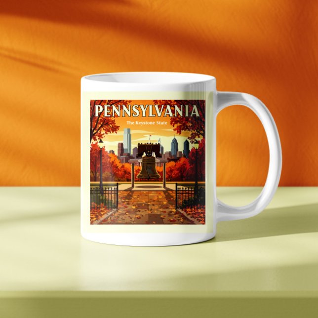 Mug Pennsylvanie vintage (Créateur téléchargé)