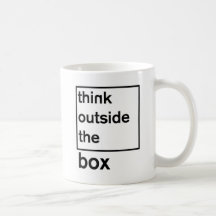 Pensez à l'extérieur de la Box Creative Coffe Cup