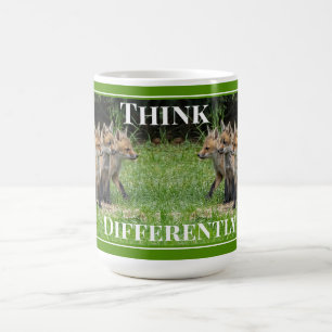 Mug Pensez différemment Renard