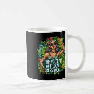 Mug Pensez Global Act Local Vocal Vocal Vocal De l'env