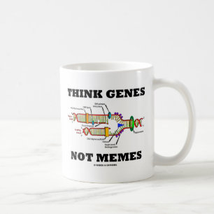 Mug Pensez les gènes pas Memes (la reproduction d'ADN)
