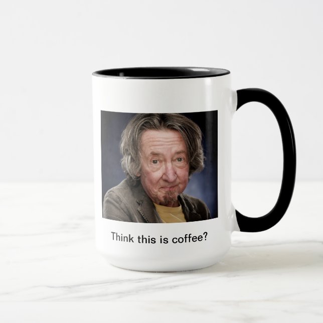 Mug "Pensez que c'est coffeee ?" attaquez par le gaz (Droite)