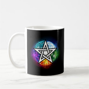 Mug pentagramme du Wiccan
