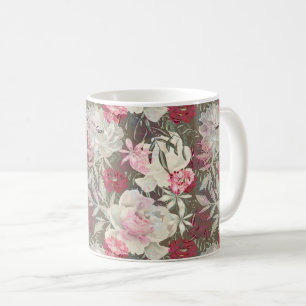 Mug Peonies rose rose fleurs fleurs jardin fleurie bou