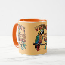 Perche chatoyante : Perroquet vibrant sur arbre fr