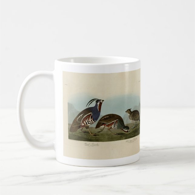 Mug Perdrix en peluche et à pattes épaisses - Audubon' (Gauche)