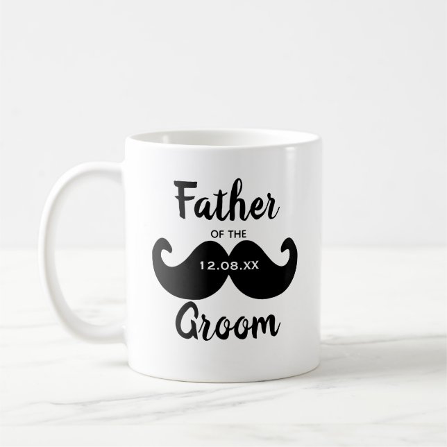 Mug Père classique de la Moustache de la chambre (Gauche)