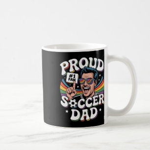 Mug Père de footballeur fier Supporter joyeux pour les