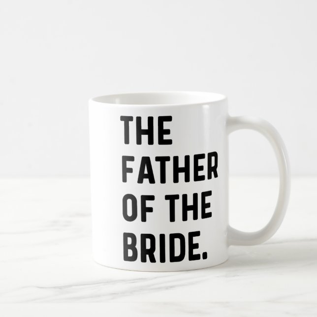 Mug Père de la mariée - Le garçon d'honneur du mariage (Droite)