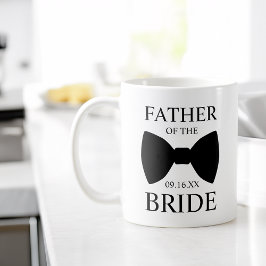 Mug Père de la mariée moderne noeud papillon
